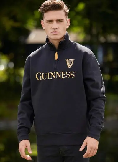 Guinness Quarter Zip Sweatshirt